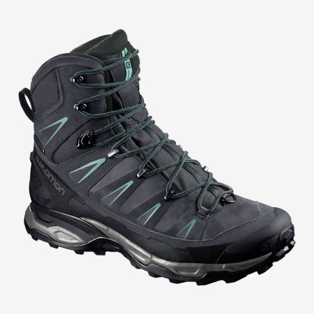 Salomon X ULTRA TREK GTX W Womens Hiking Boots Black UK AQSK